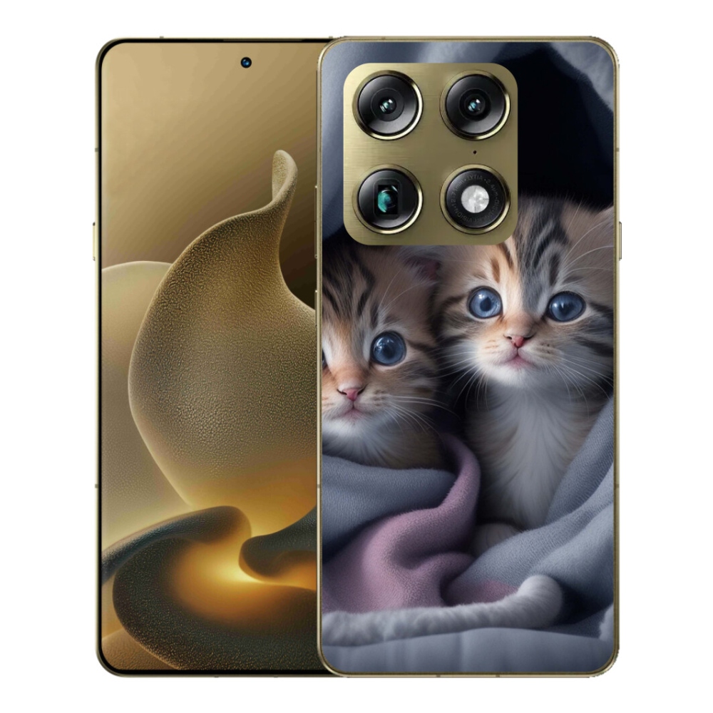 Gélový kryt mmCase na Motorola Signature - mačacie duo 2