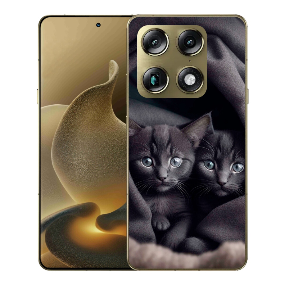 Gélový kryt mmCase na Motorola Signature - mačacie duo