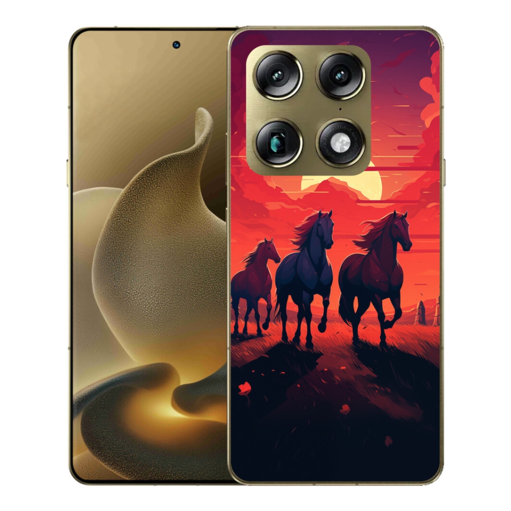 Gélový kryt mmCase na Motorola Signature - kone a západ slnka