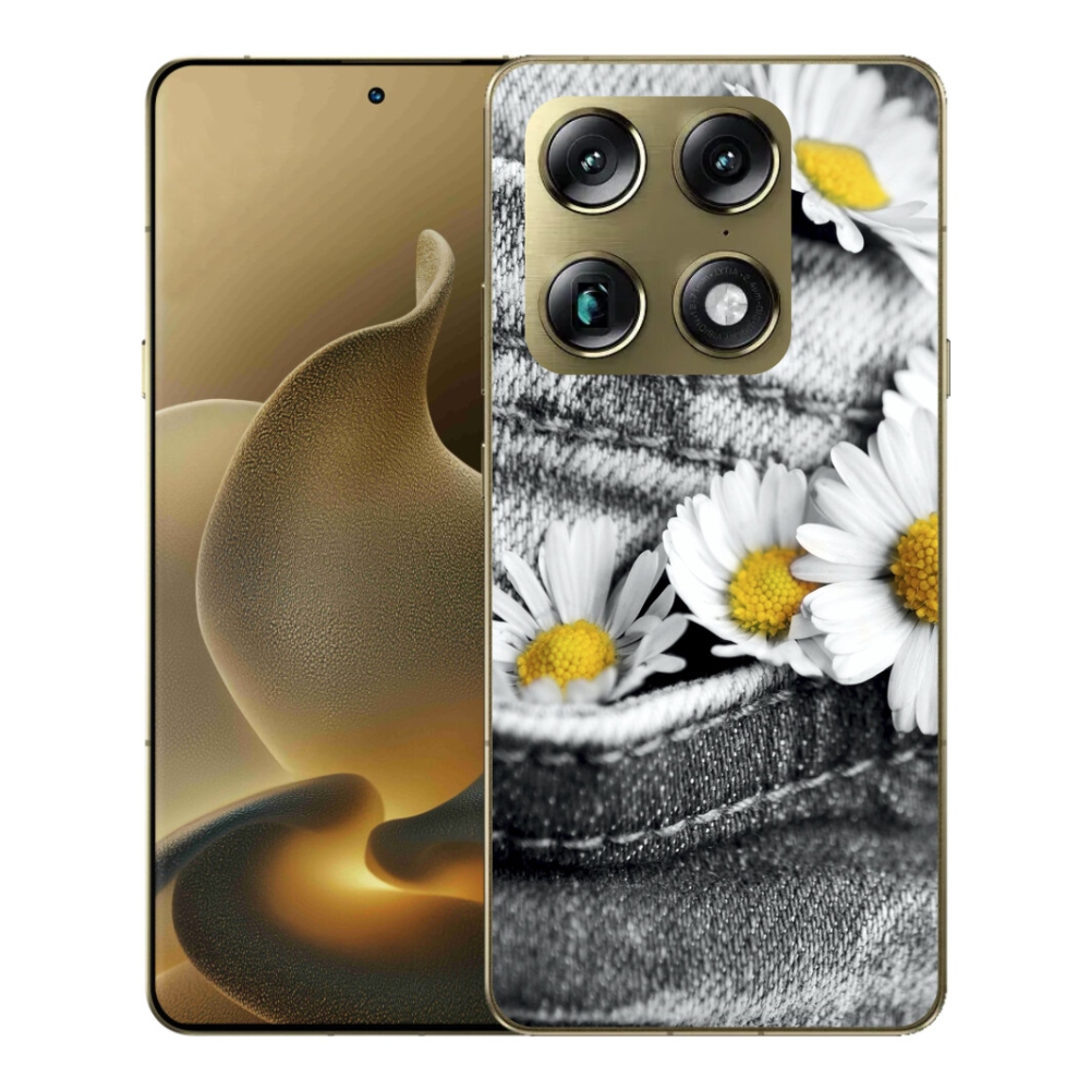 Gélový kryt mmCase na Motorola Signature - margaréty