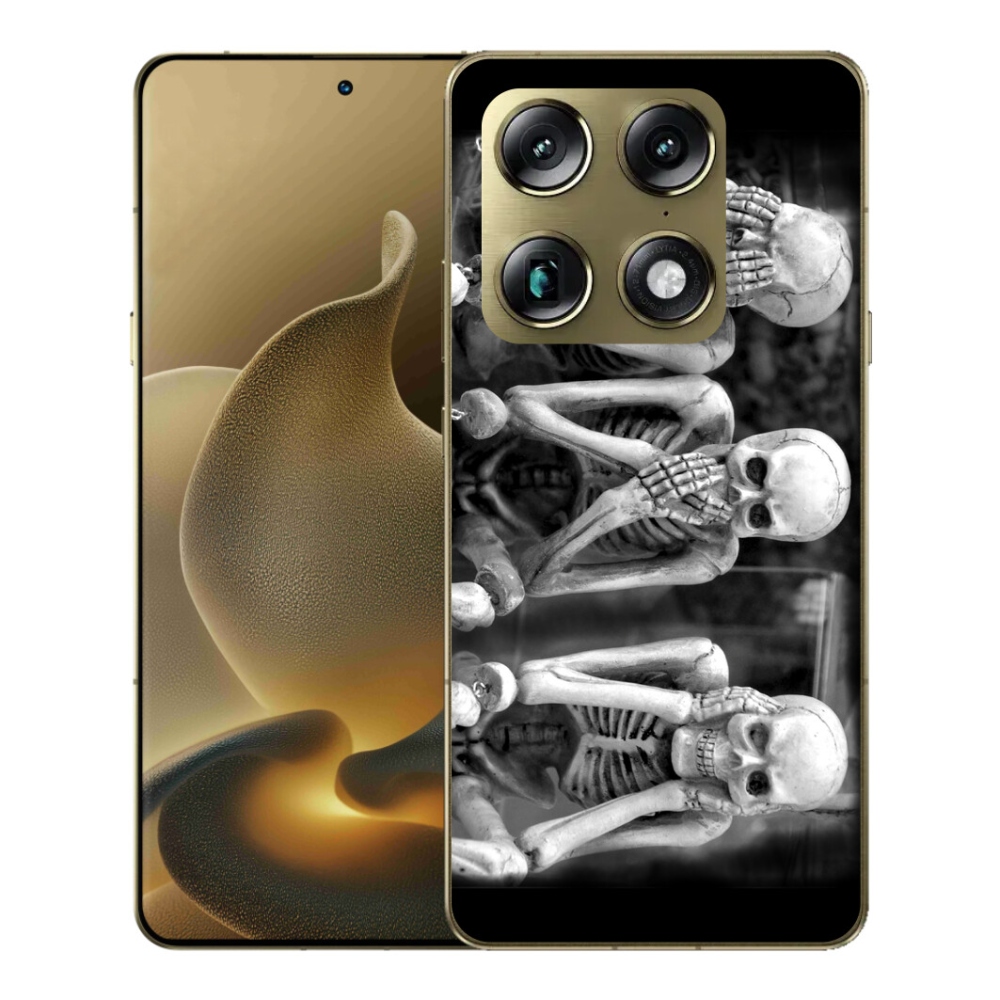 Gélový kryt mmCase na Motorola Signature - kostlivci