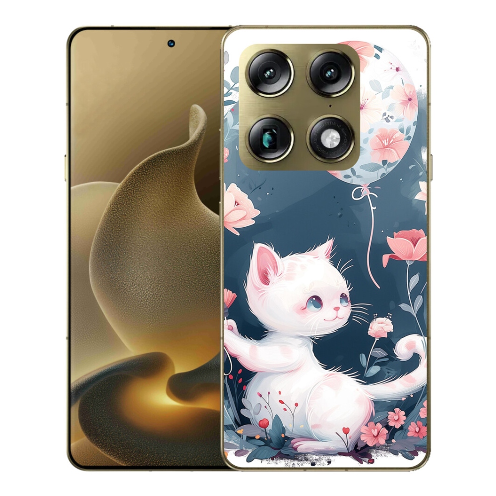 Gélový kryt mmCase na Motorola Signature - mačiatko s balónikom