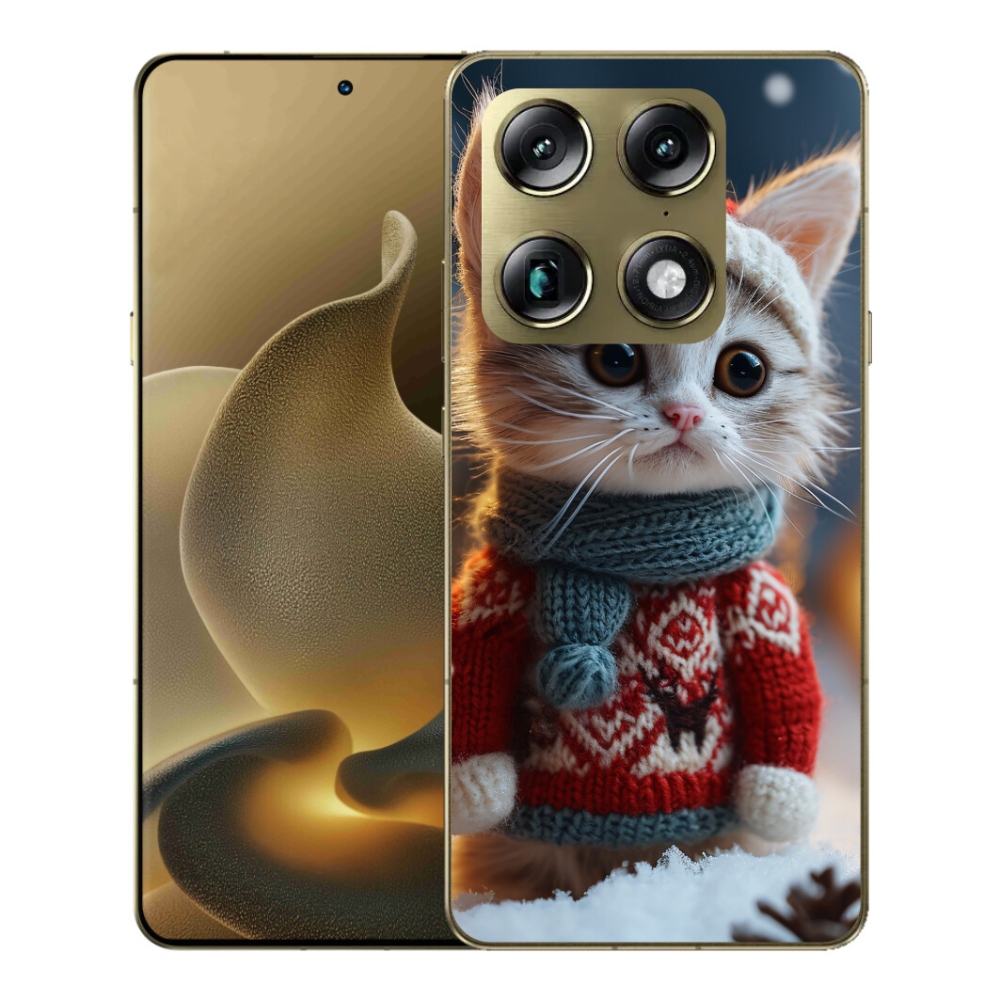 Gélový kryt mmCase na Motorola Signature - mačiatko vo svetri