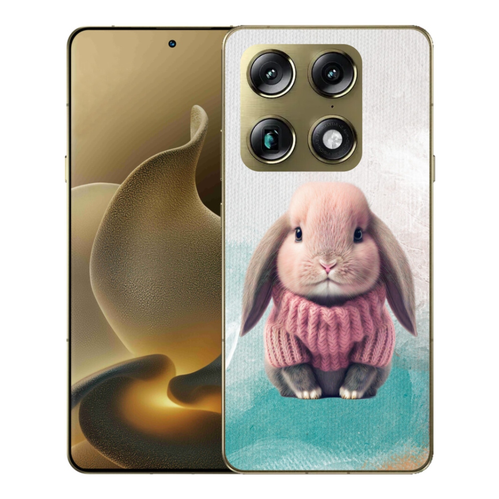 Gélový kryt mmCase na Motorola Signature - zajačik vo svetri