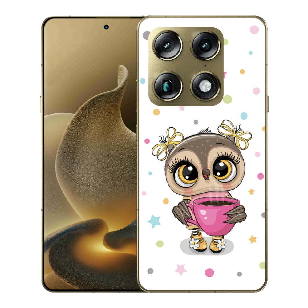 Gélový kryt mmCase na Motorola Signature - kreslená sovička
