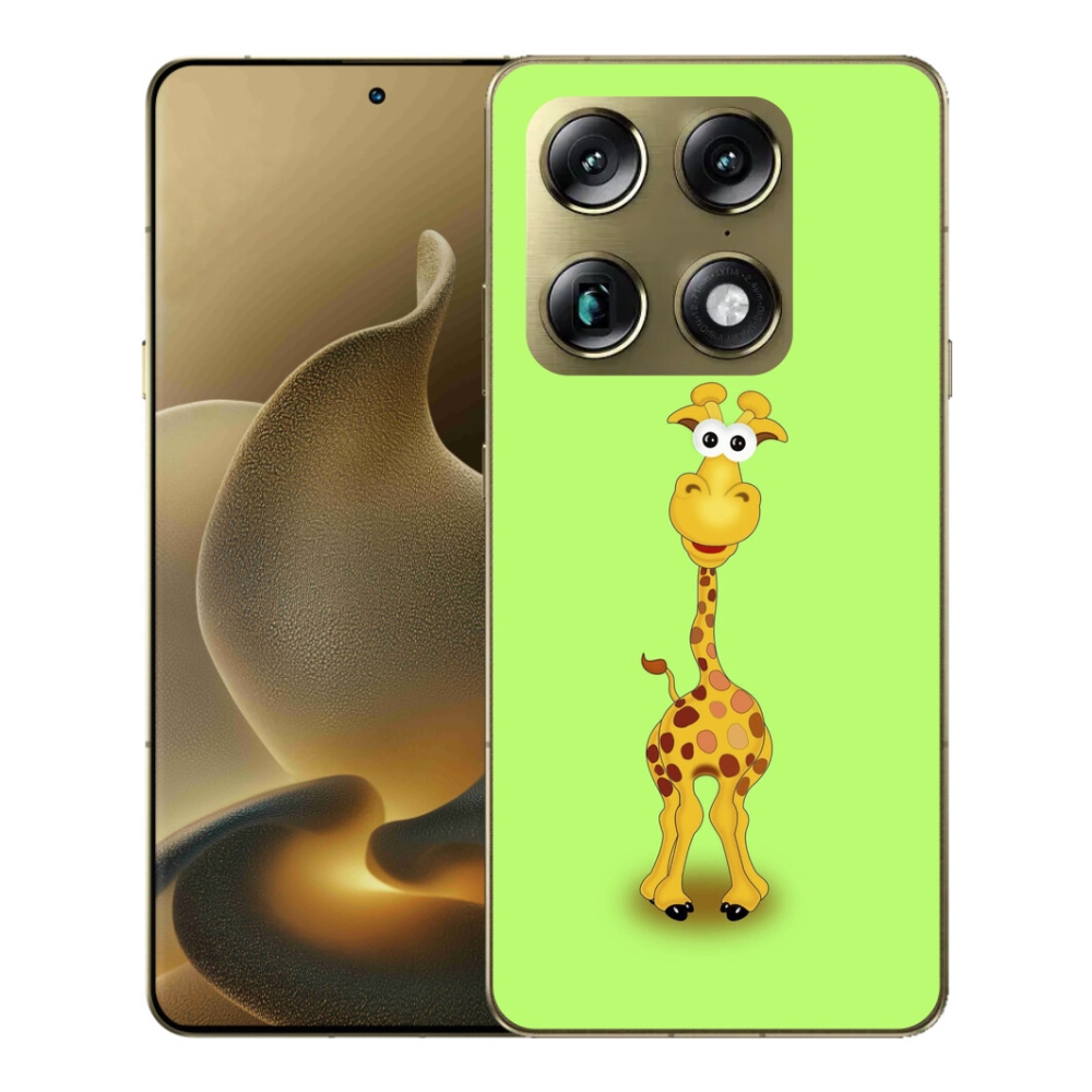 Gélový kryt mmCase na Motorola Signature - kreslená žirafa