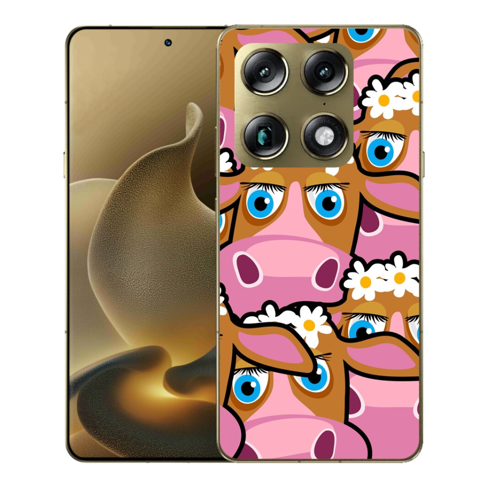 Gélový kryt mmCase na Motorola Signature - kreslené kravičky