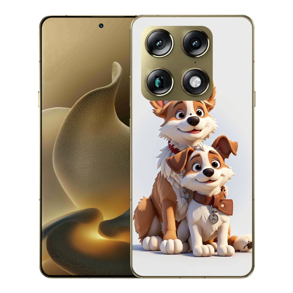 Gélový kryt mmCase na Motorola Signature - kreslenie psy