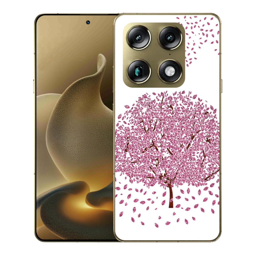 Gélový kryt mmCase na Motorola Signature - kreslený strom s listami