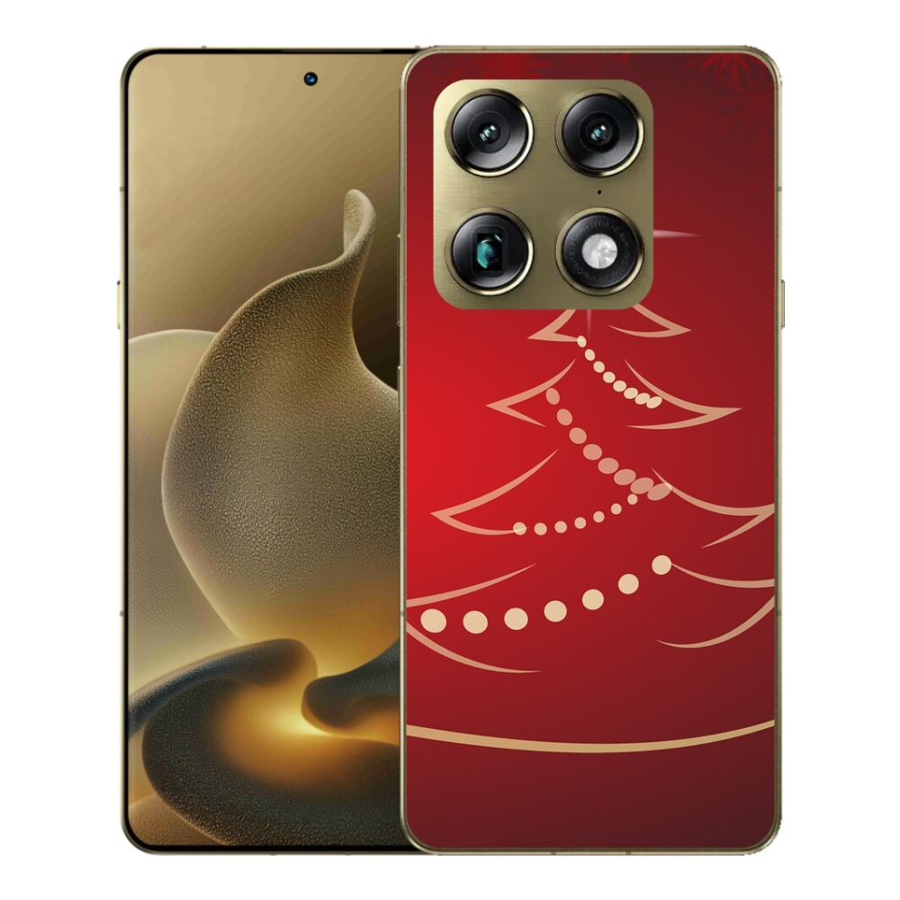 Gélový kryt mmCase na Motorola Signature - kreslený vianočný stromček