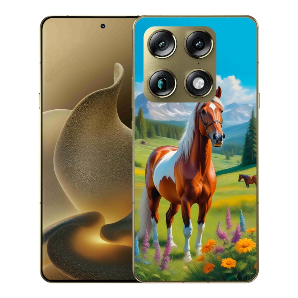 Gélový kryt mmCase na Motorola Signature - kôň na lúke