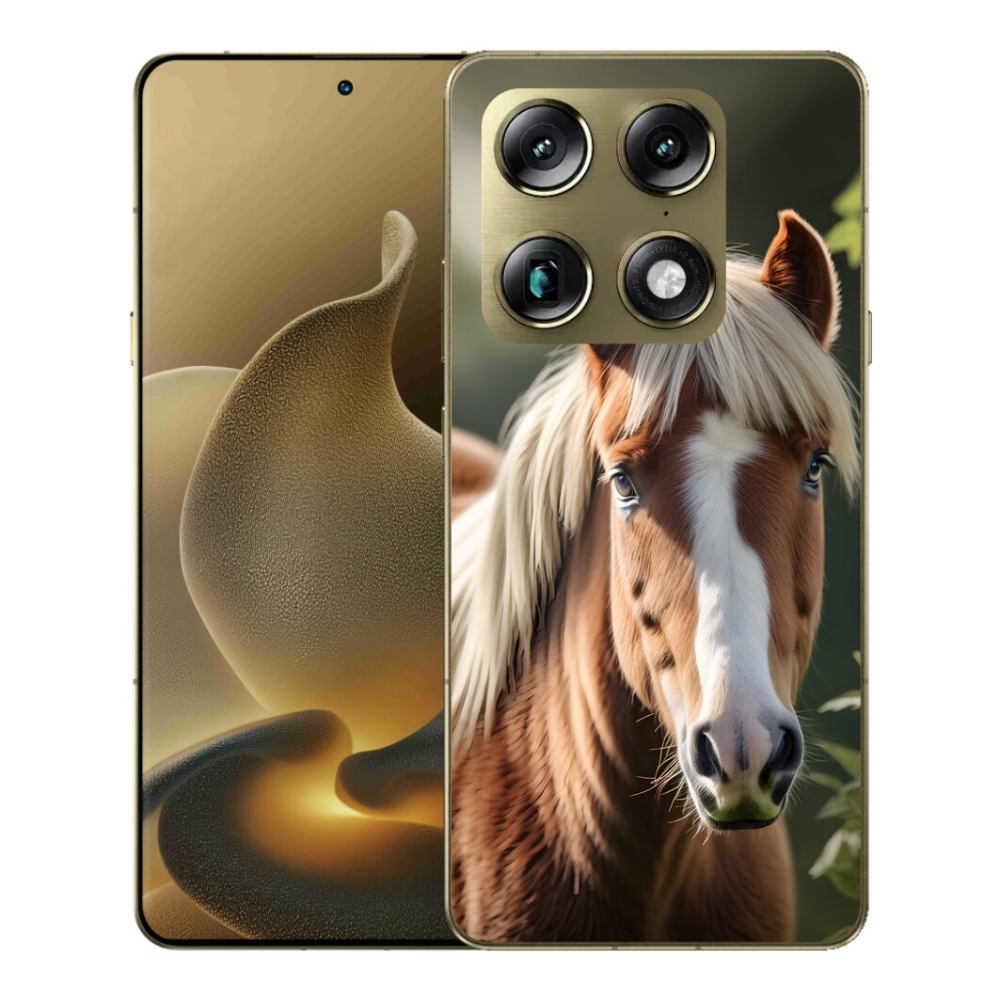 Gélový kryt mmCase na Motorola Signature - kôň so svetlou hrivou