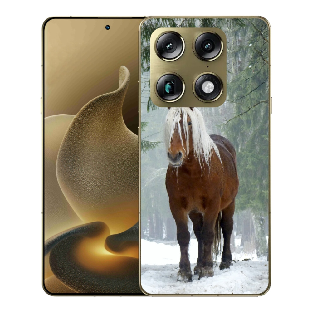 Gélový kryt mmCase na Motorola Signature - kôň v lese