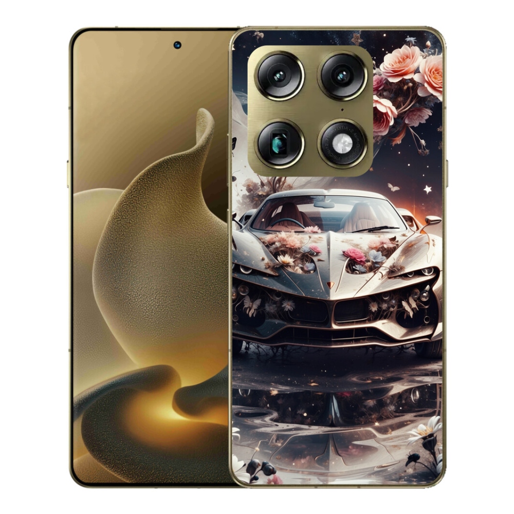 Gélový kryt mmCase na Motorola Signature - kvetinové športové vozidlo