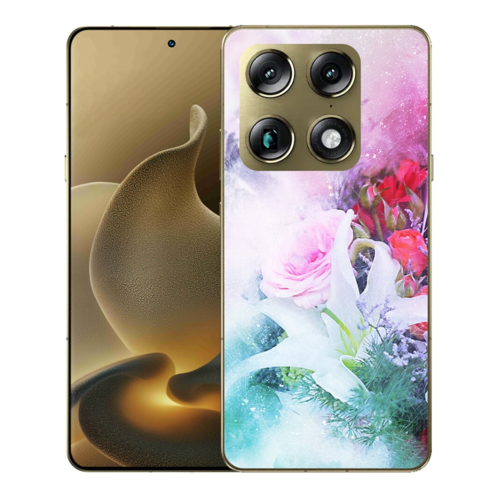 Gélový kryt mmCase na Motorola Signature - kvety 4