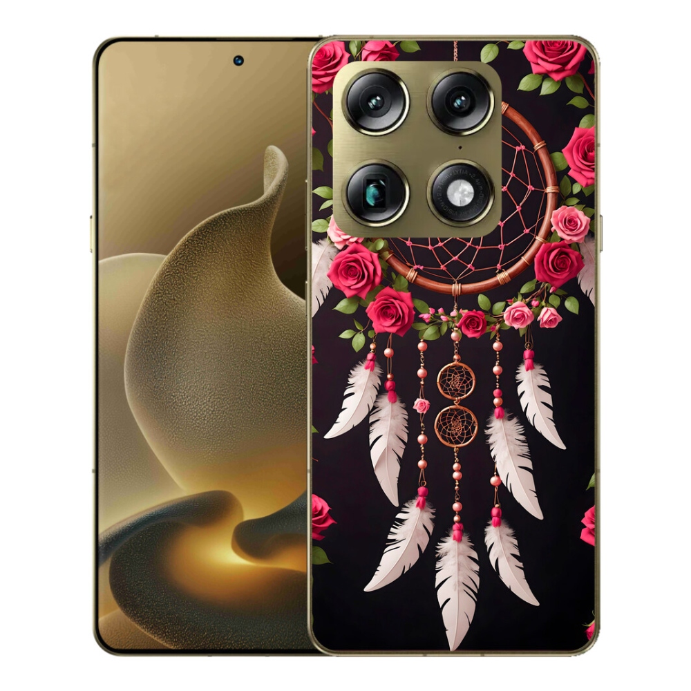 Gélový kryt mmCase na Motorola Signature - lapač snov s ružami