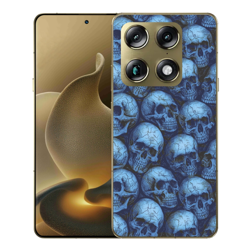 Gélový kryt mmCase na Motorola Signature - lebky
