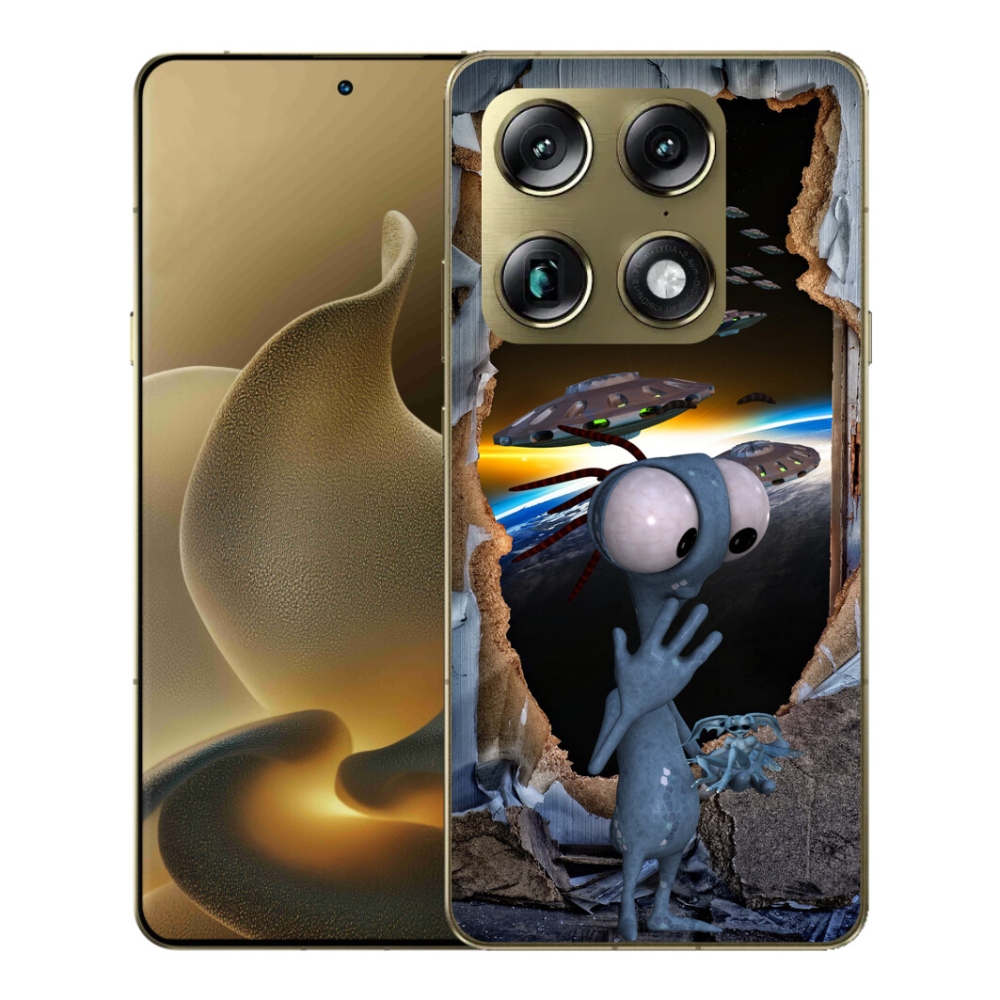 Gélový kryt mmCase na Motorola Signature - mimozemšťan