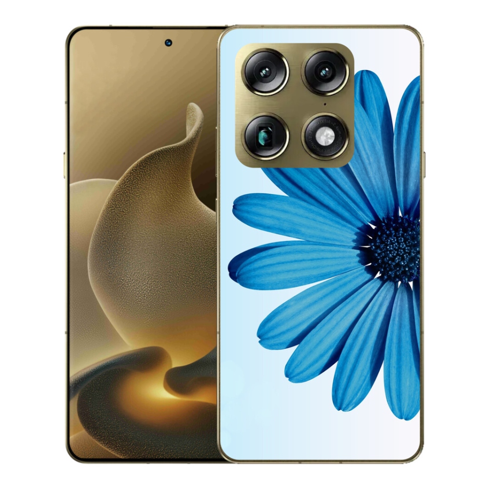 Gélový kryt mmCase na Motorola Signature - modrá margaréta