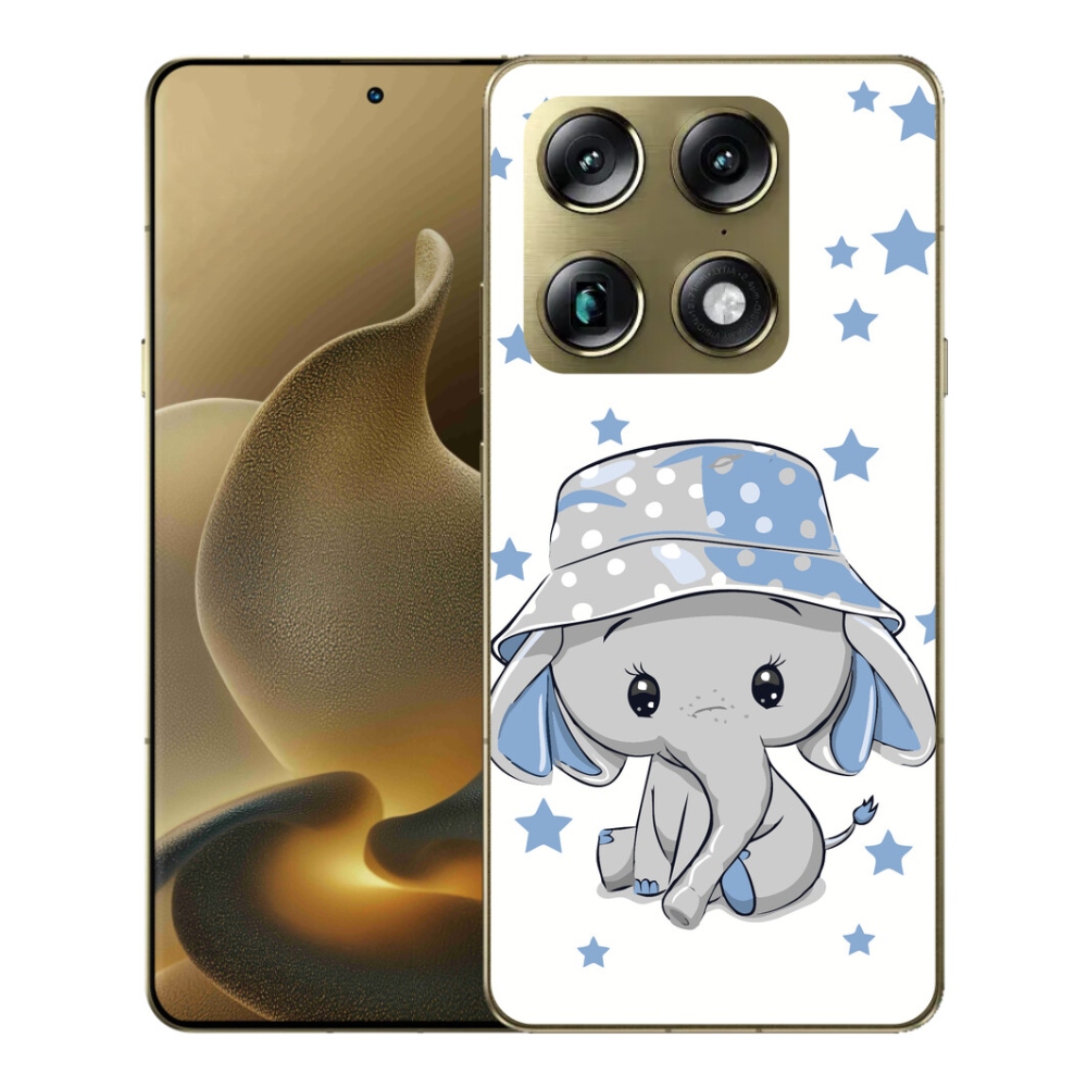 Gélový kryt mmCase na Motorola Signature - modrý slon