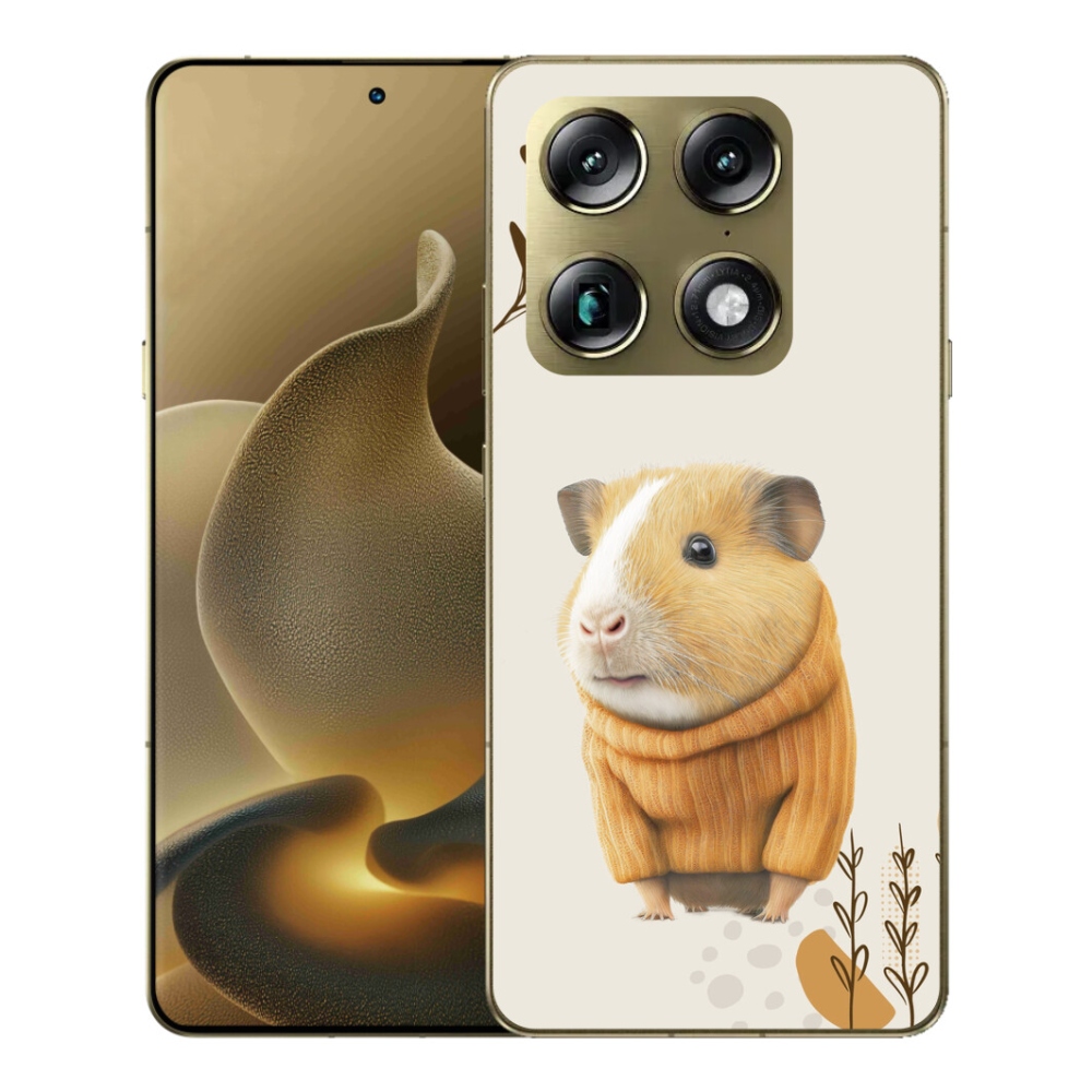 Gélový kryt mmCase na Motorola Signature - morča vo svetri