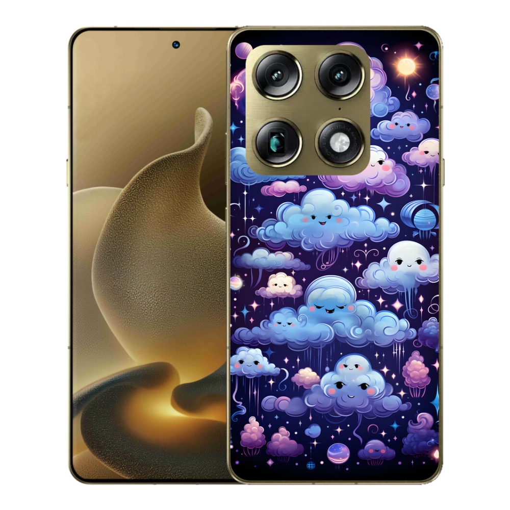 Gélový kryt mmCase na Motorola Signature - mráčiky