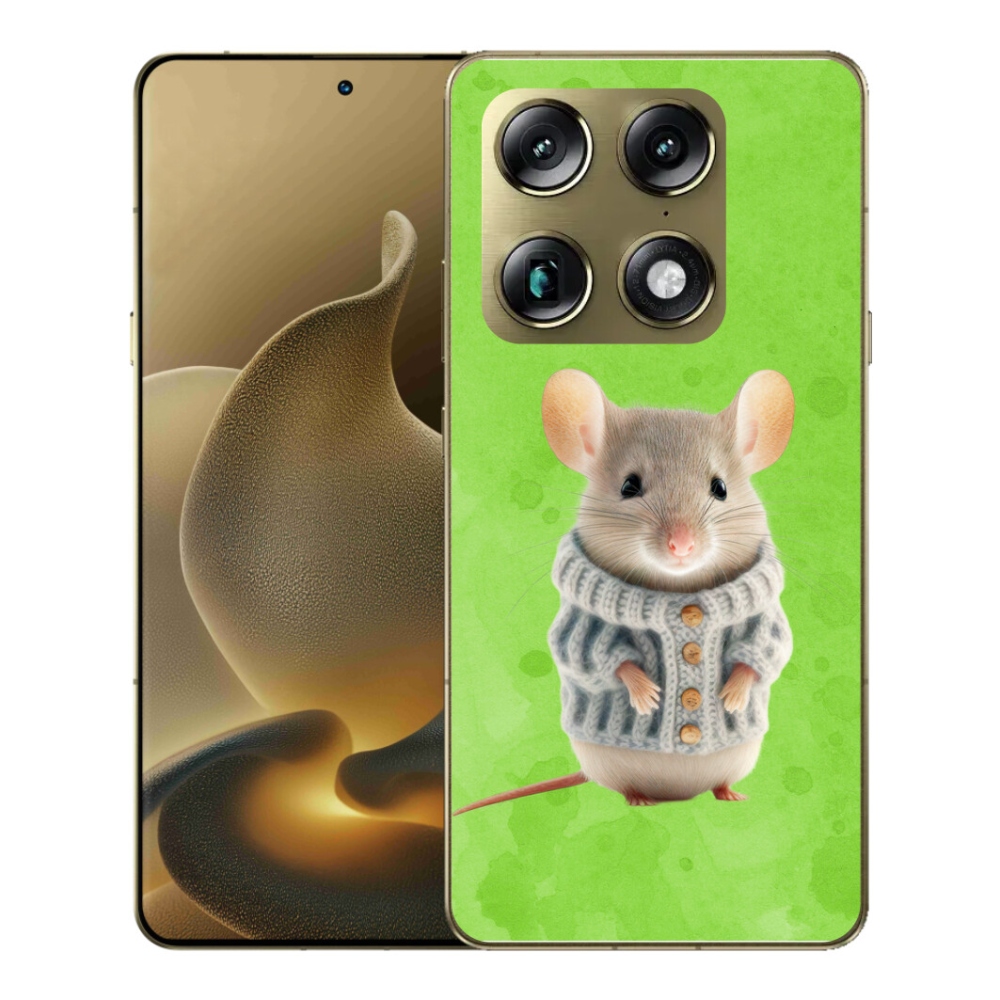 Gélový kryt mmCase na Motorola Signature - myška vo svetri