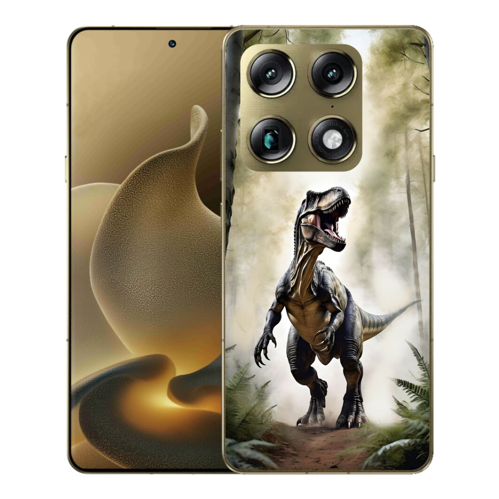 Gélový kryt mmCase na Motorola Signature - naštvaný T-Rex