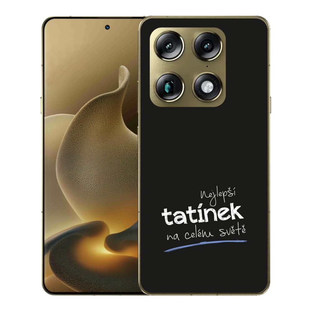 Gélový kryt mmCase na Motorola Signature - najlepší otecko 4 čierne pozadie