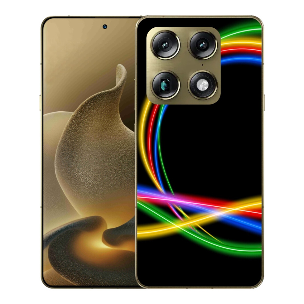 Gélový kryt mmCase na Motorola Signature - neónové kruhy