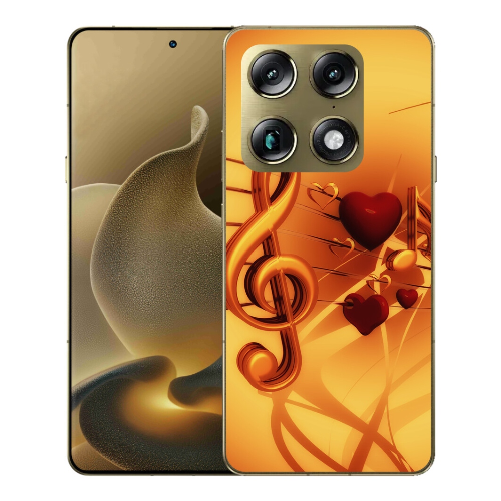 Gélový kryt mmCase na Motorola Signature - noty