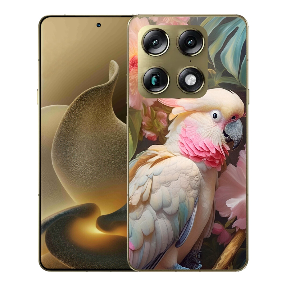 Gélový kryt mmCase na Motorola Signature - papagáj kakadu ružový 2