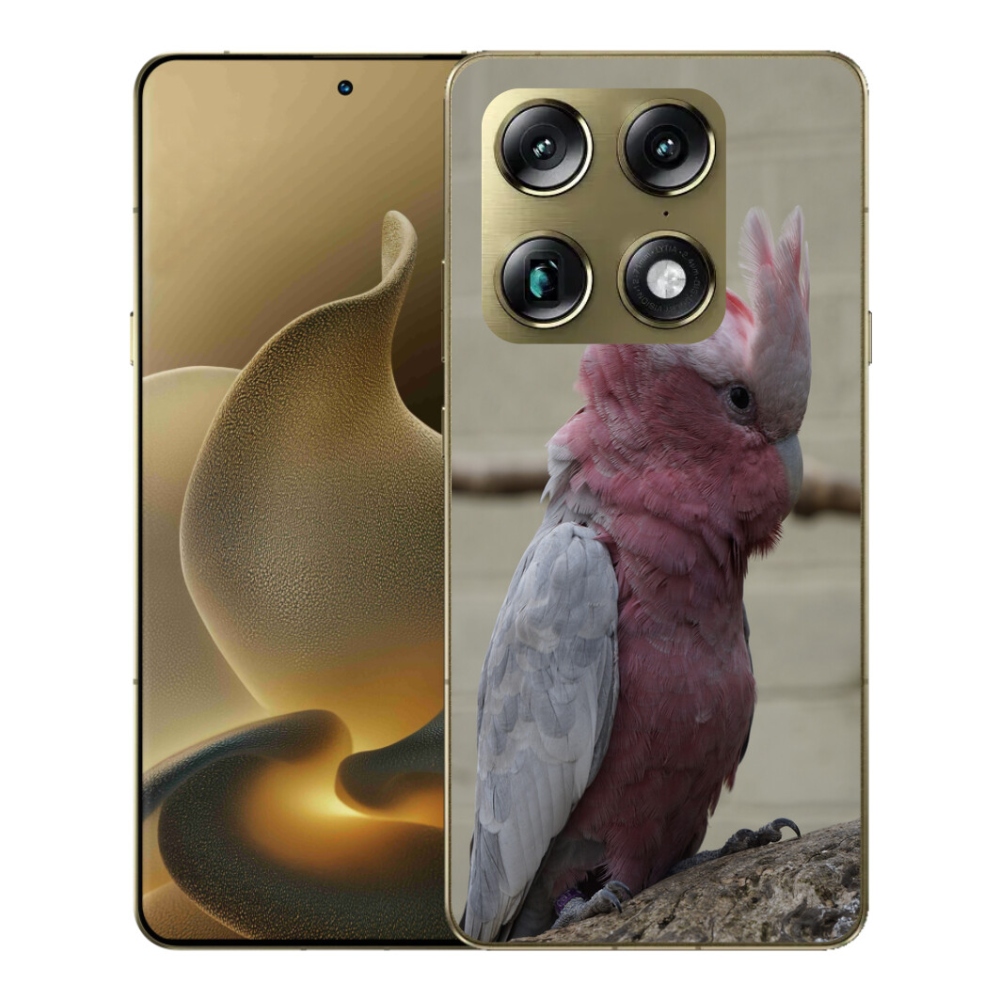 Gélový kryt mmCase na Motorola Signature - papagáj kakadu ružový