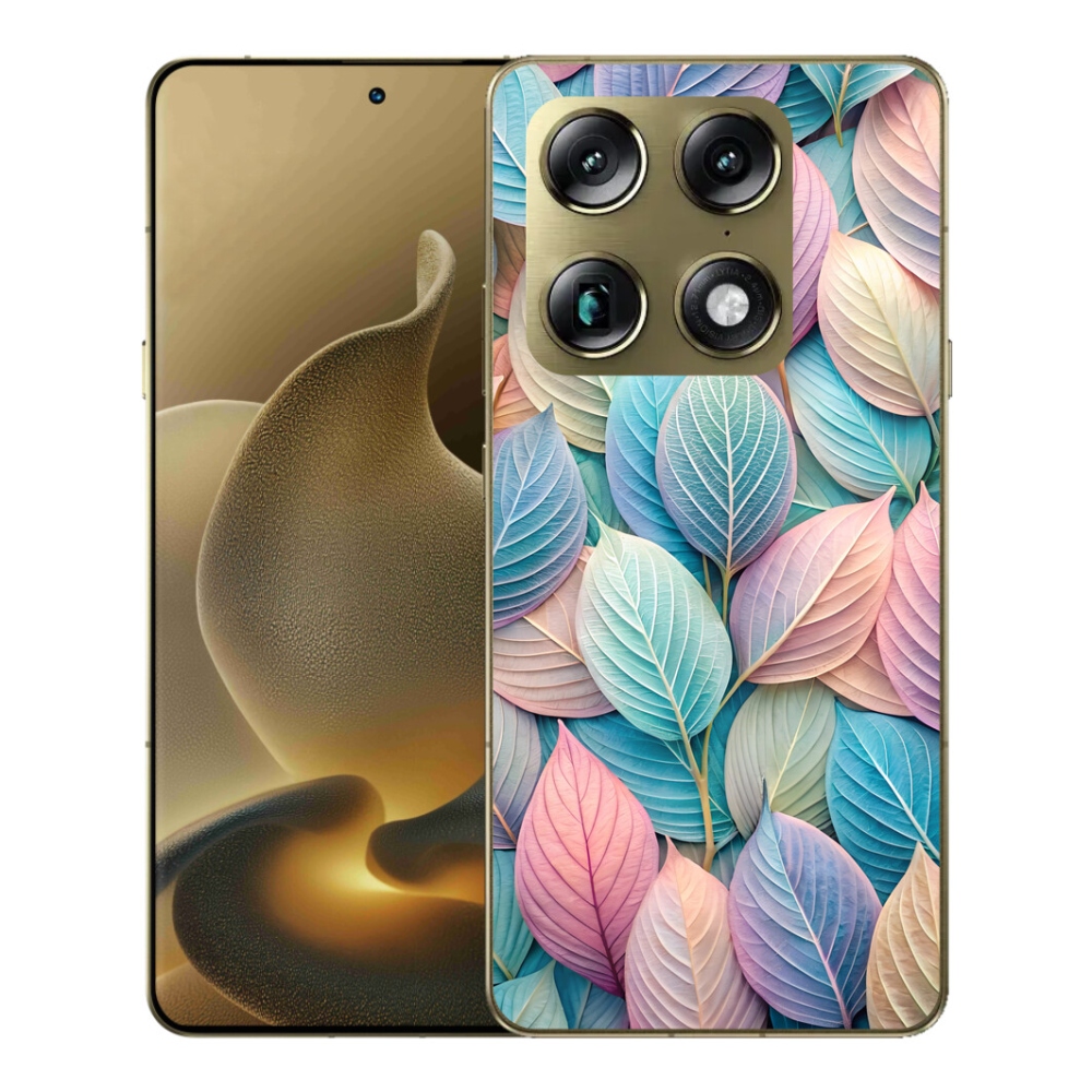 Gélový kryt mmCase na Motorola Signature - pastelové listy