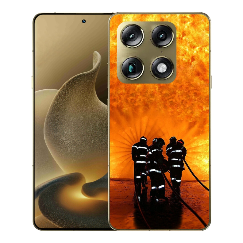 Gélový kryt mmCase na Motorola Signature - požiar