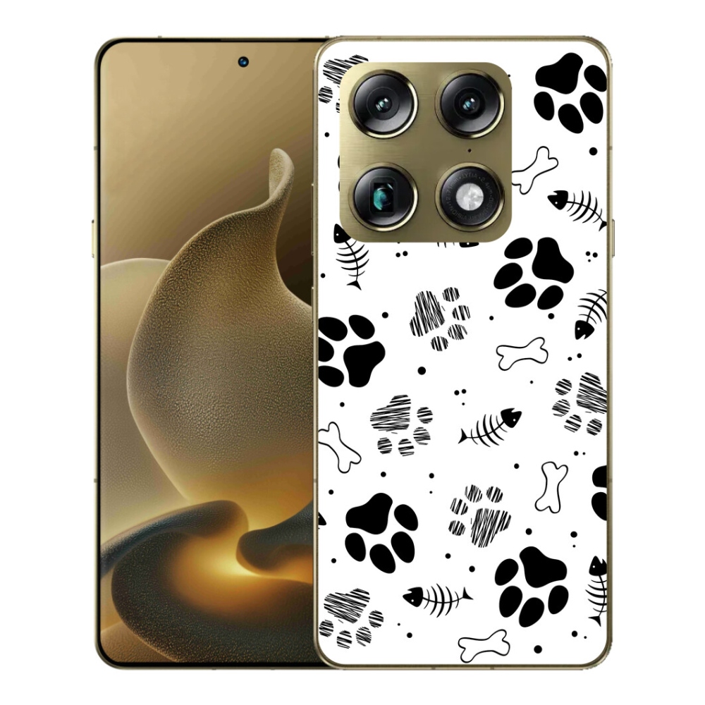 Gélový kryt mmCase na Motorola Signature - psie labky 1
