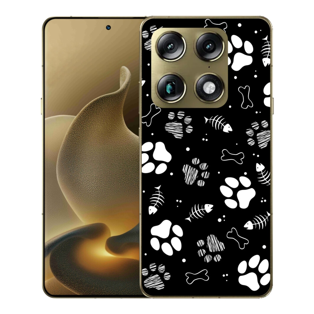 Gélový kryt mmCase na Motorola Signature - psie labky