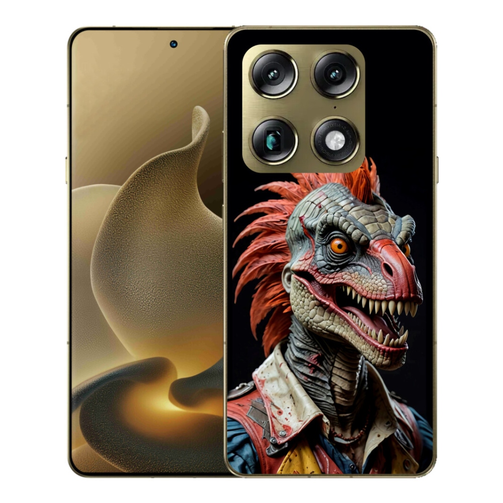 Gélový kryt mmCase na Motorola Signature - punk dinosaurus