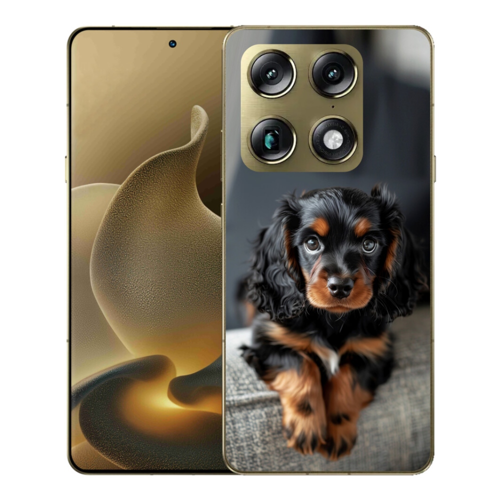 Gélový kryt mmCase na Motorola Signature - roztomilý dlhosrstý jazvečík