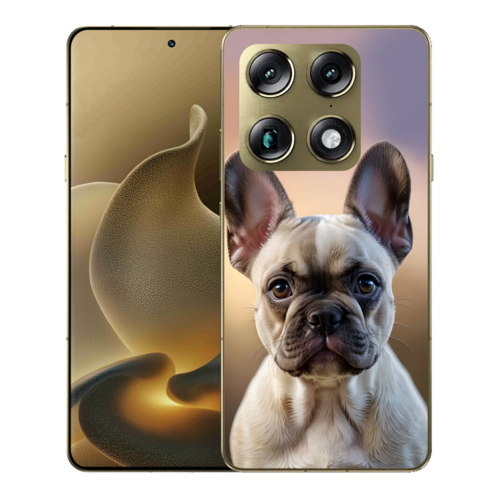 Gélový kryt mmCase na Motorola Signature - roztomilý francúzsky buldoček