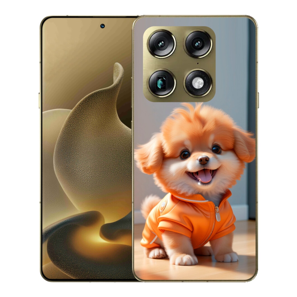 Gélový kryt mmCase na Motorola Signature - roztomilý pomeranian v mikine