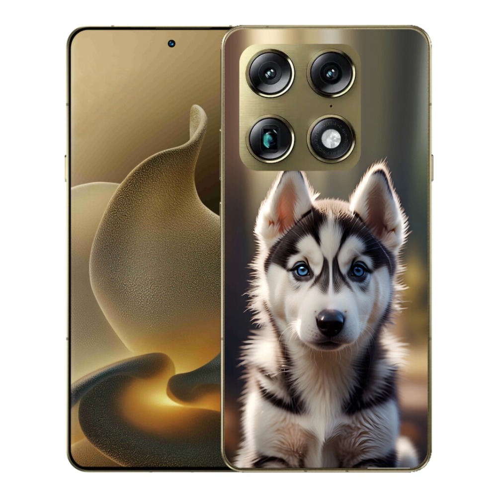 Gélový kryt mmCase na Motorola Signature - roztomilý sibírsky husky