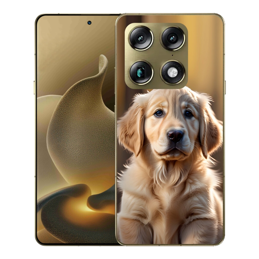 Gélový kryt mmCase na Motorola Signature - roztomilý zlatý retriever