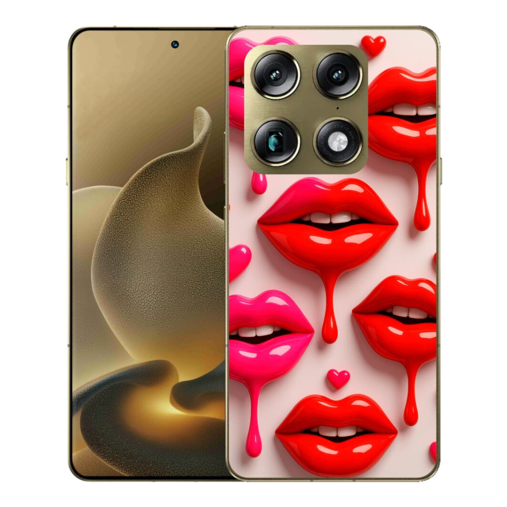 Gélový kryt mmCase na Motorola Signature - pery 2