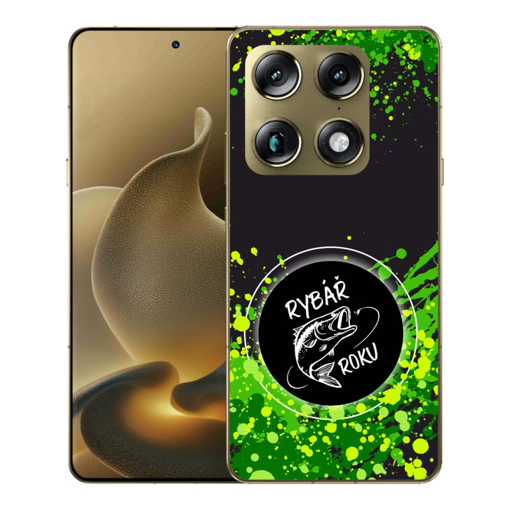 Gélový kryt mmCase na Motorola Signature - rybár roku čierne pozadie