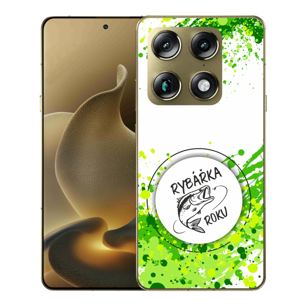 Gélový kryt mmCase na Motorola Signature - rybárka roku biele pozadie