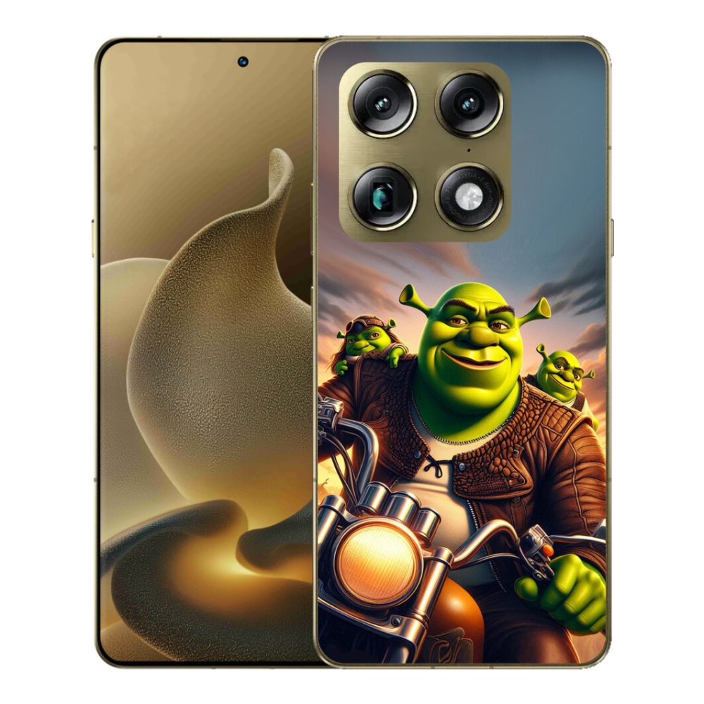 Gélový kryt mmCase na Motorola Signature - shrek na motorke