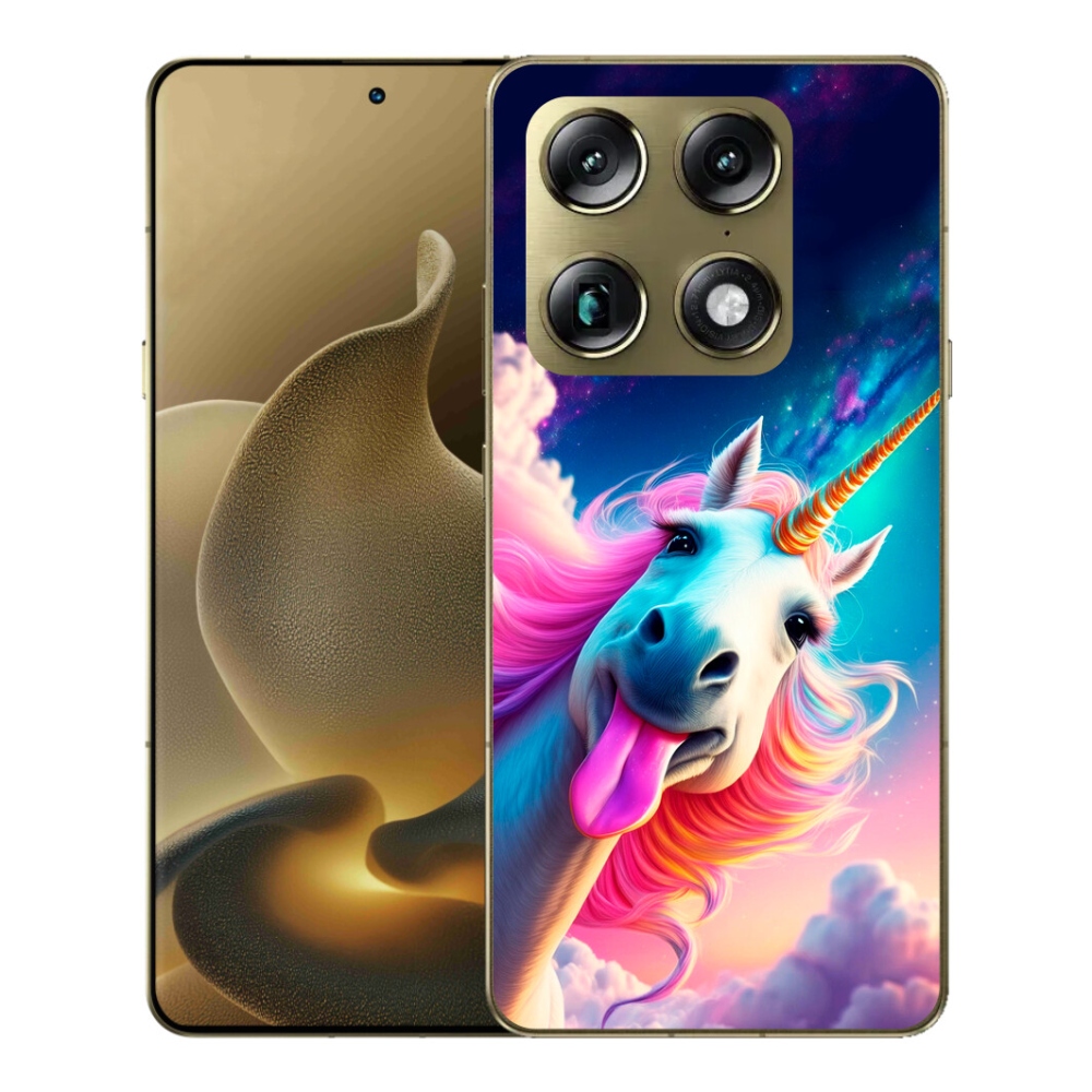 Gélový kryt mmCase na Motorola Signature - šialený jednorožec