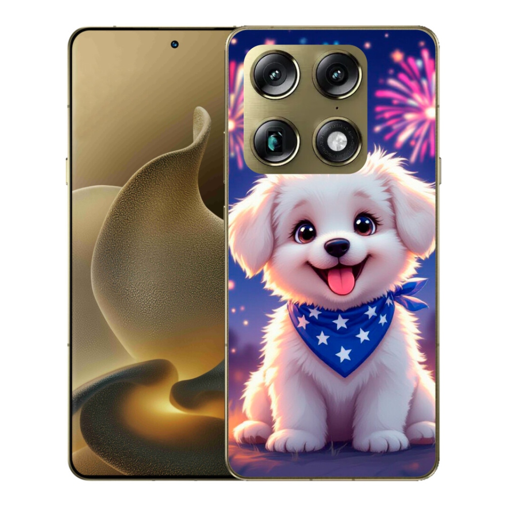 Gélový kryt mmCase na Motorola Signature - slávnostné šteňa
