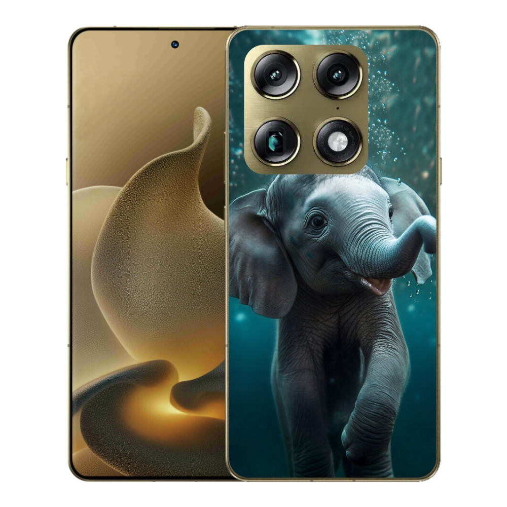 Gélový kryt mmCase na Motorola Signature - sloník pod vodou
